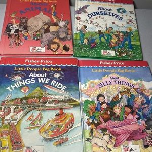fisher price assorted children’s hardback books - collectable